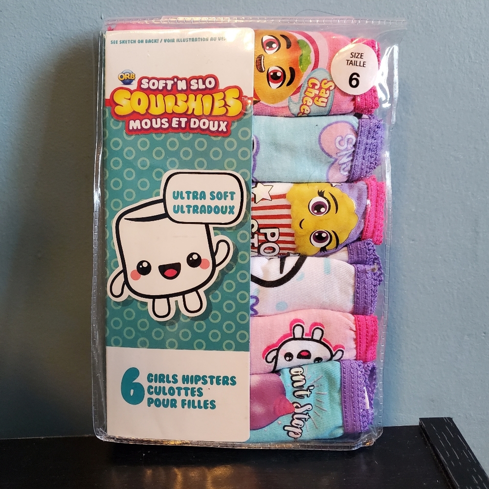 2/$16 New! Squishies underwear